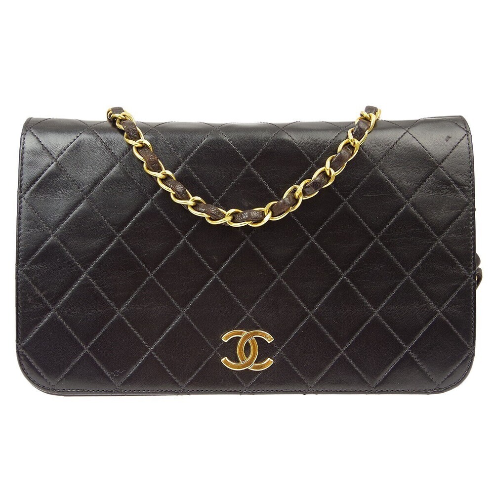Chanel Vintage Classic Single Flap Quilted Lambskin Small